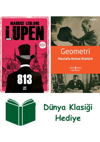 813 - Arsen Lüpen + Geometri + Dünya Klasiği Hediye