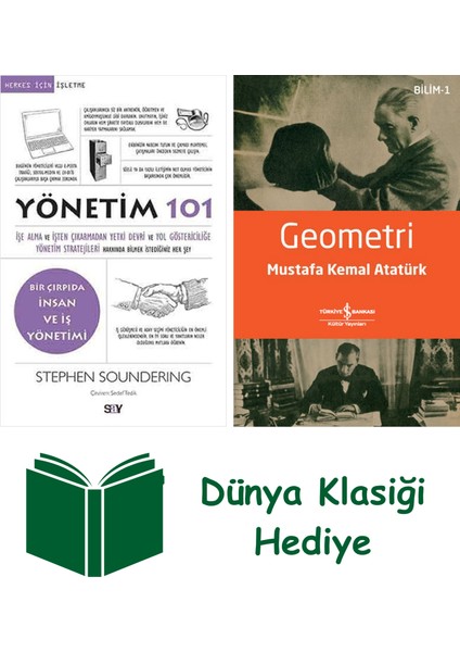 Yönetim 101 + Geometri + Dünya Klasiği Hediye