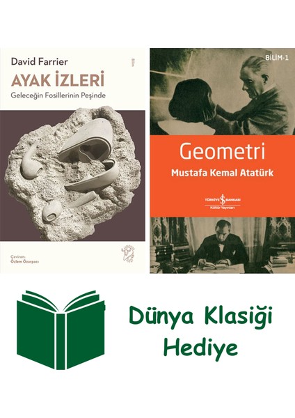 Ayak Izleri + Geometri + Dünya Klasiği Hediye
