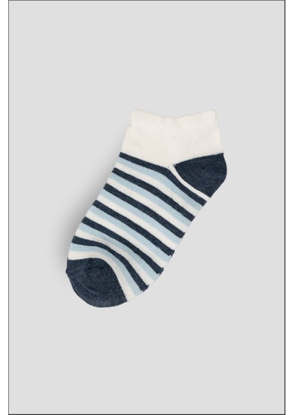 4 Çift Yazlık Pamuklu Erkek Çocuk Patik Çorabı modelleri