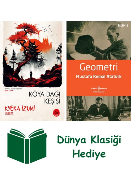 Koya Dağı Keşişi + Geometri + Dünya Klasiği Hediye