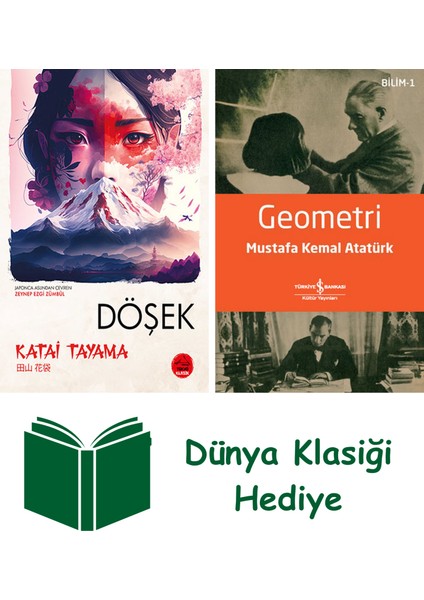 Döşek + Geometri + Dünya Klasiği Hediye