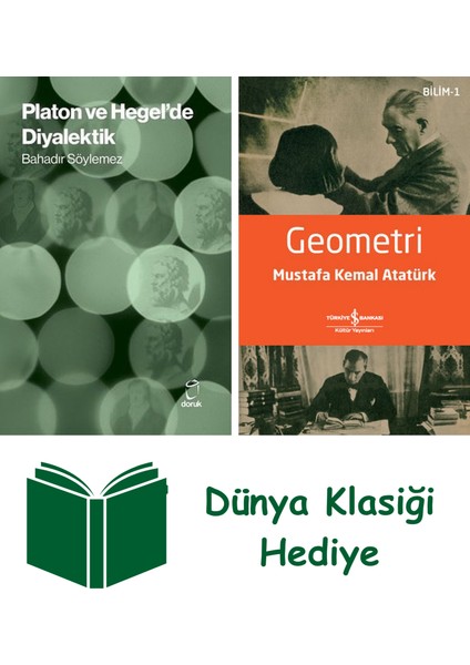 Platon ve Hegel'de Diyalektik + Geometri + Dünya Klasiği Hediye
