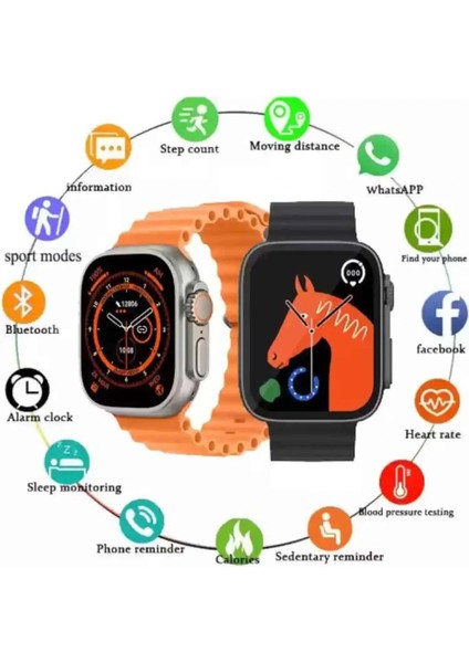 2025 Model Akıllı Saat Kordon Hediyeli Çağrı Cevaplama Uzun Pil Süreli Android Ios Uyumlu fırsatları