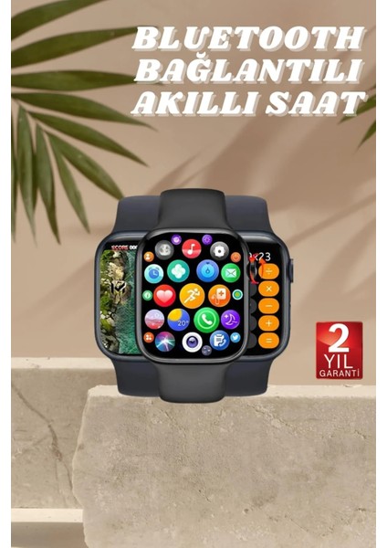 Akıllı Saat Nabız Ölçebilen Adımsayar Kalori Hesaplama Tema Değiştirme Gps Uyumlu