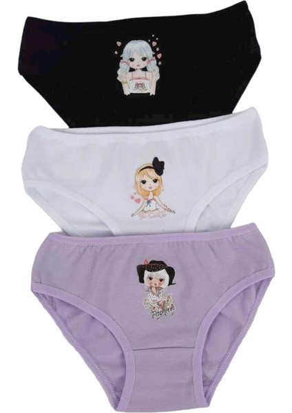 Kız Çocuk Üçlü Slip Set 128227 Siyah fırsatları