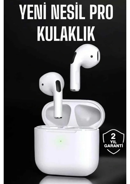 Beyaz Yeni Nesil Pro Bluetooth Kulaklık Yüksek Ses Kaliteli Anc Özelliği fiyatları