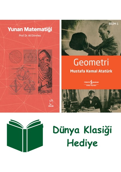 Yunan Matematiği + Geometri + Dünya Klasiği Hediye