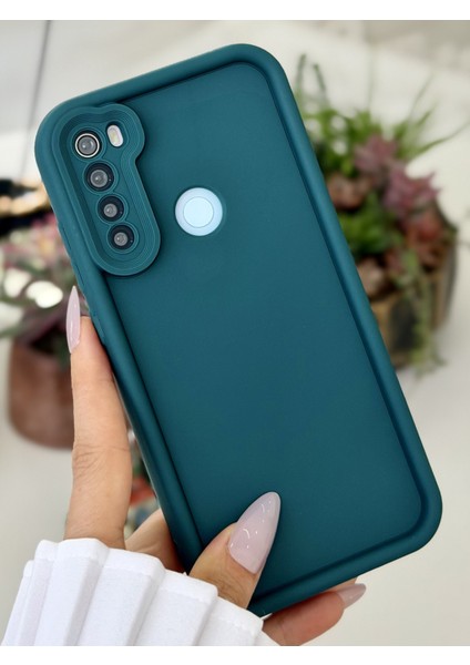 Redmi Note 8 Uyumlu Mat Lansman Parmak Izi Bırakmaz Esnek Silikon Kılıf
