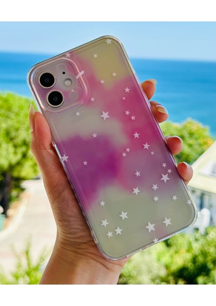 Iphone 12 ve 12 Pro Uyumlu Baskı Desenli Silikon Kılıf