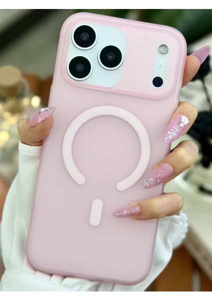 Iphone 17 Promax Uyumlu Magsafe Özellikli Parmak Izi Bırakmaz Mat Şeffaf Silikon Kılıf modelleri