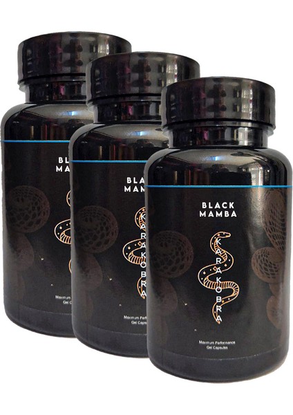 Siyahkobra 3 Adet Erkeklere Özel Hareketlendirici 60LI