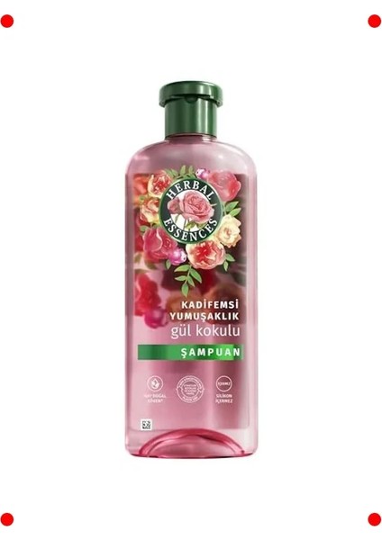 Kadifemsi Yumuşaklık Gül Kokulu Şampuan 350 ml