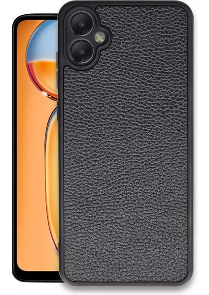 Samsung Galaxy A05 Kılıf Aras Deri Kapak - Siyah (K95)