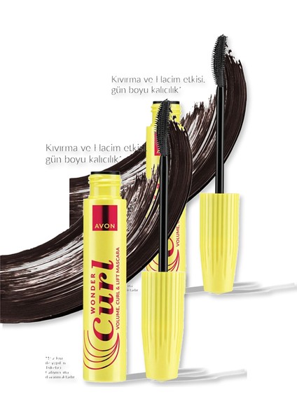 Wondercurl Volume Curl & Lift Maskara - Brown Black Ikili Set