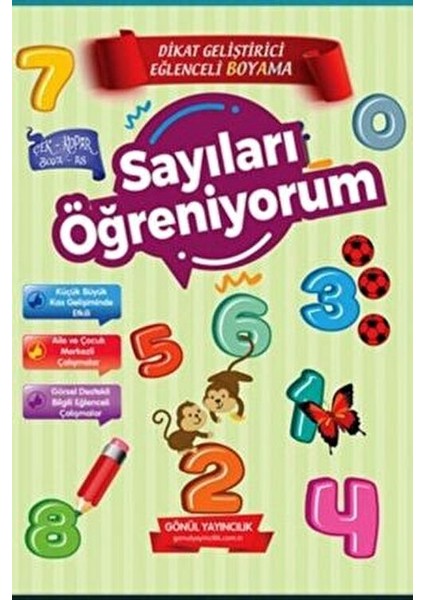 Eğitici Eğlenceli Boyama Seti 10 Kitap