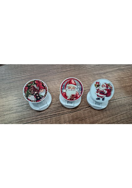 Yılbaşı Baskılı Yapışkanlı Telefon Stantı fiyatları