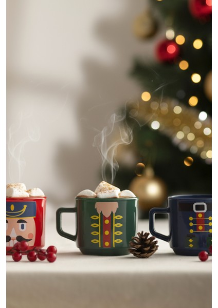 Nutcracker 3'lü Stackable Kupa Seti 180 cc indirimleri