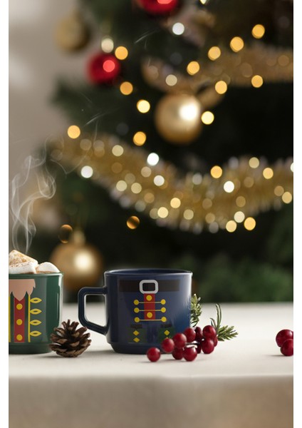 Nutcracker 3'lü Stackable Kupa Seti 180 cc