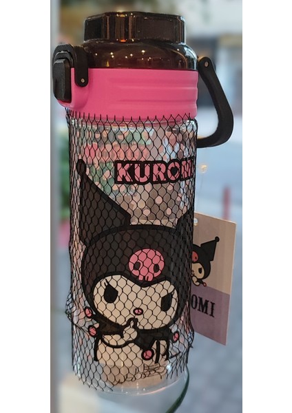 Kuromi Figürlü Plastik Matara Suluk 500ML AD66239