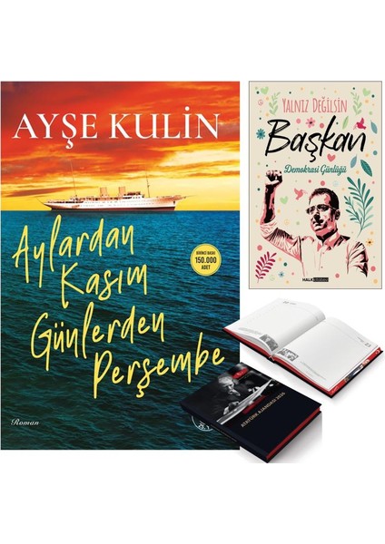 Aylardan Kasım Günlerden Perşembe ve Yalnız Değilsin Başkan - Ciltli 2026 Ajanda