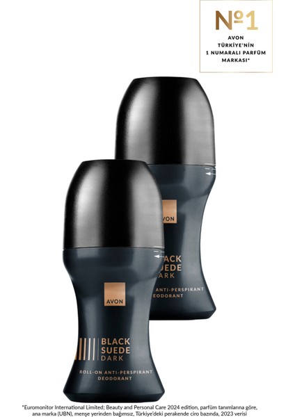 Black Suede Dark Erkek Rollon 50 Ml. Ikili Set