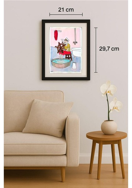 Marzeyah Rezaei 29X21CM Orijinal Karikatür Tablo fiyatları