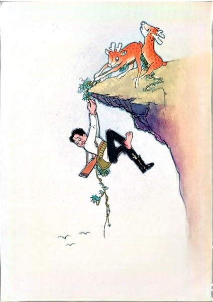 Wang Jinhai 29X21CM Orijinal Karikatür Tablo modelleri