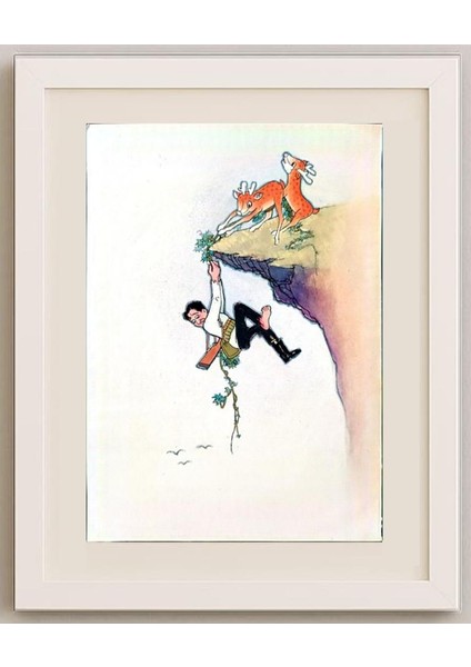 Wang Jinhai 29X21CM Orijinal Karikatür Tablo fırsatları