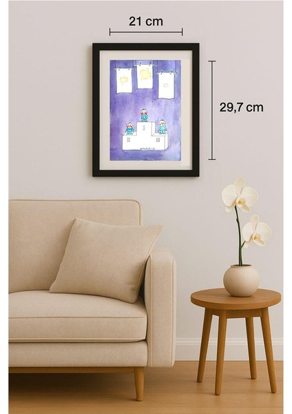 Hu Xuming 29X21CM Orijinal Karikatür Tablo fiyatları