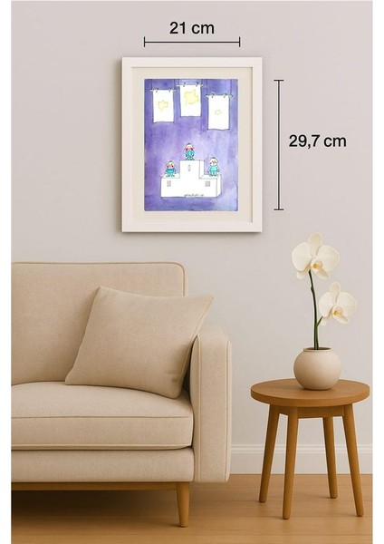 Hu Xuming 29X21CM Orijinal Karikatür Tablo indirimleri