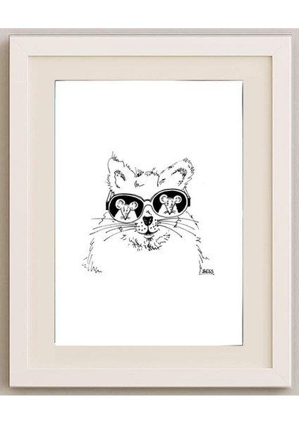 Winfried Besslich 29X21CM Orijinal Karikatür Tablo fırsatları