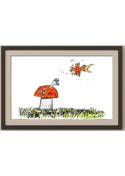 Konocob Cemeh 29X21CM Orijinal Karikatür Tablo