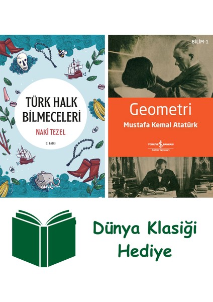 Türk Halk Bilmeceleri + Geometri + Dünya Klasiği Hediye