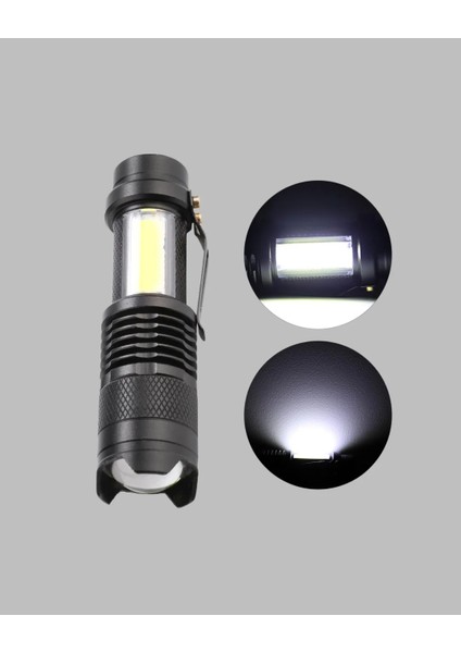 Şarjlı Mini LED El Feneri 2000 Lümen Su Geçirmez indirimleri