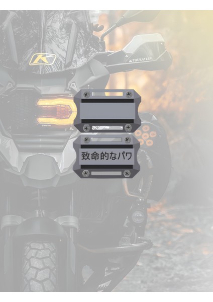 Motor Için Crash Bar Nardo Gri Japon Dayanıklı Motor Koruma Aksesuarı (Yan Tampon)