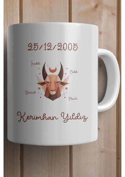 Oğlak Burcu Yılbaşı Hediyesi Kişiye Özel Kupa Bardak fiyatları