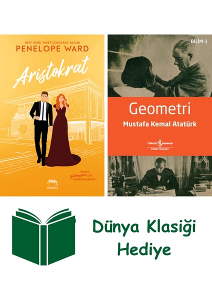 Aristokrat + Geometri + Dünya Klasiği Hediye