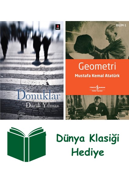Donuklar + Geometri + Dünya Klasiği Hediye