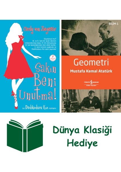 Sakın Beni Unutma! + Geometri + Dünya Klasiği Hediye