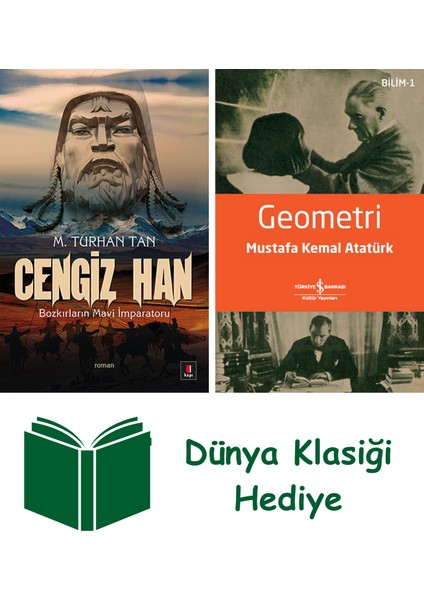 Cengiz Han + Geometri + Dünya Klasiği Hediye