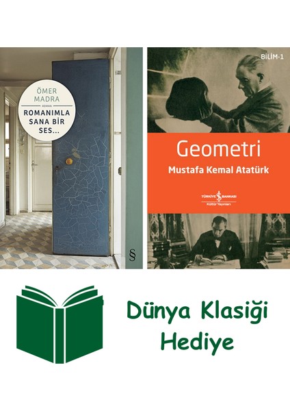 Romanımla Sana Bir Ses... + Geometri + Dünya Klasiği Hediye