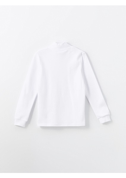 Yeni Sezon Yarım Balıkçı Yaka Basic Erkek Çocuk Tişört modelleri