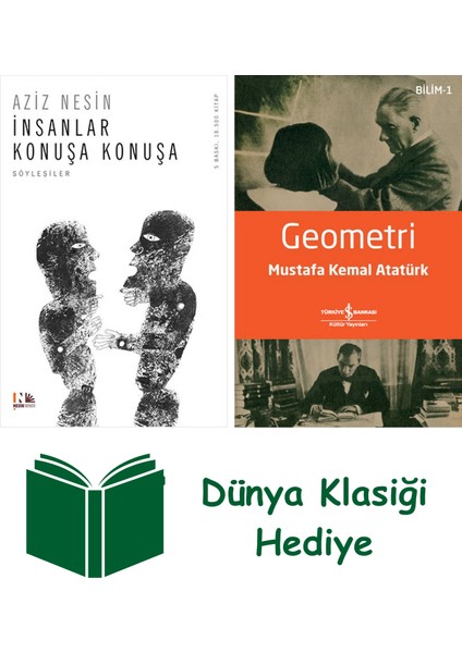 Insanlar Konuşa Konuşa + Geometri + Dünya Klasiği Hediye