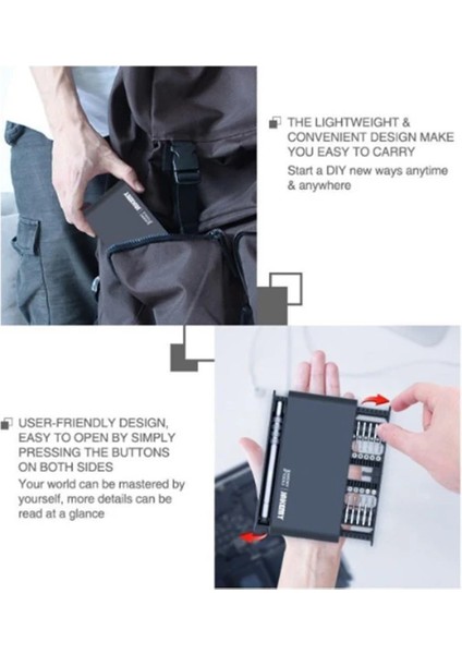 Jakemy JM-8170 21 Parça Çok Fonksiyonlu Hassas Tornavida SETI-(5775) - ?84?35E3-6G5084 fırsatları