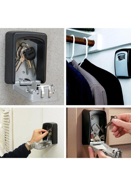 0337 Duvara Monte Şifreli Anahtar Saklama Kutusu