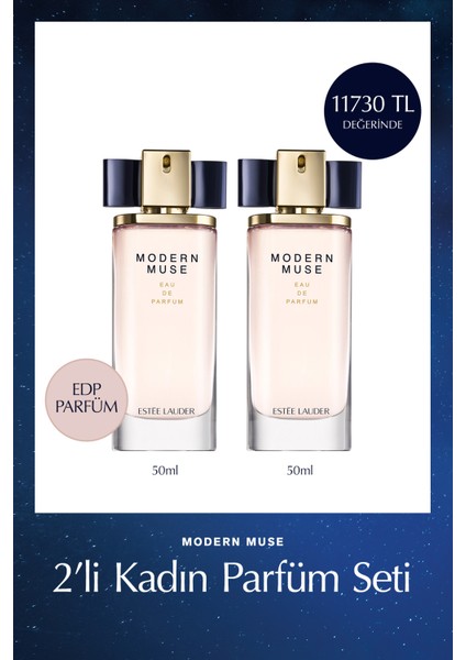 Modern Muse 2'li Kadın EDP Parfüm Seti (50ml+50ml)