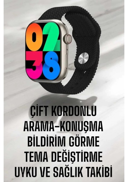 Akıllı Saat Tema Değiştirme Uyku ve Sağlık Takibi Bluetooth Bağlantılı modelleri