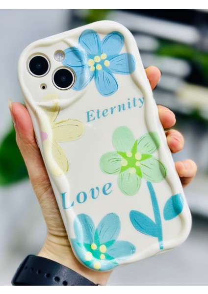 Iphone 13 ve 14 Uyumlu Eternity Baskı Desenli Silikon Kılıf