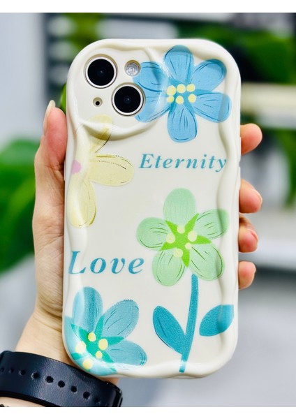 Iphone 13 ve 14 Uyumlu Eternity Baskı Desenli Silikon Kılıf fiyatları